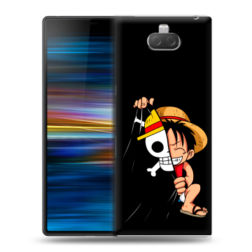 Пластиковый чехол на Sony Xperia 10 Plus с принтом One Piece Ван Пис