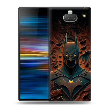 Пластиковый чехол на Sony Xperia 10 Plus с принтом Batman Бэтмен