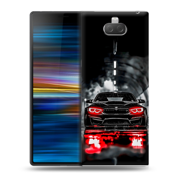 Пластиковый чехол на Sony Xperia 10 Plus с принтом BMW БМВ