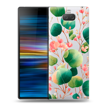 Пластиковый чехол на Sony Xperia 10 Plus с принтом женский