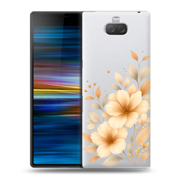 Пластиковый чехол на Sony Xperia 10 Plus с принтом для девушки