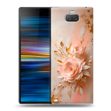 Пластиковый чехол на Sony Xperia 10 Plus с принтом женский