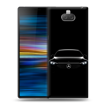 Пластиковый чехол на Sony Xperia 10 Plus с принтом Mercedes Мерседес Пластиковый чехол на Sony Xperia 10 Plus с принтом Mercedes Мерседес