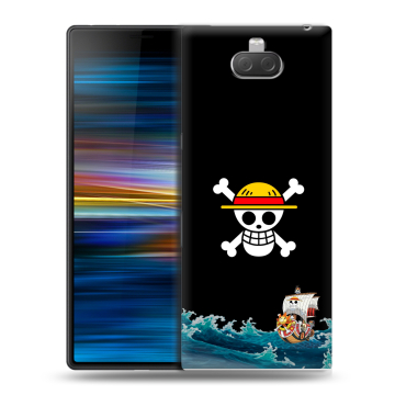 Пластиковый чехол на Sony Xperia 10 Plus с принтом One Piece Ван Пис Пластиковый чехол на Sony Xperia 10 Plus с принтом One Piece Ван Пис