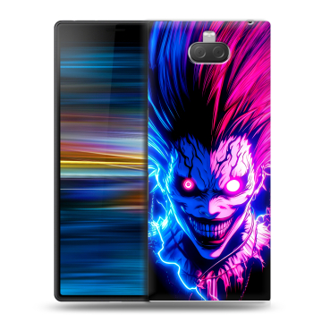 Пластиковый чехол на Sony Xperia 10 Plus с принтом Death note Тетрадь смерти
