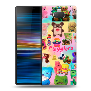 Пластиковый чехол на Sony Xperia 10 Plus с принтом Флагер Fuggler Пластиковый чехол на Sony Xperia 10 Plus с принтом Флагер Fuggler