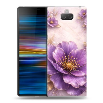 Пластиковый чехол на Sony Xperia 10 Plus с принтом женский
