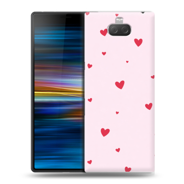 Пластиковый чехол на Sony Xperia 10 Plus с принтом для девочек