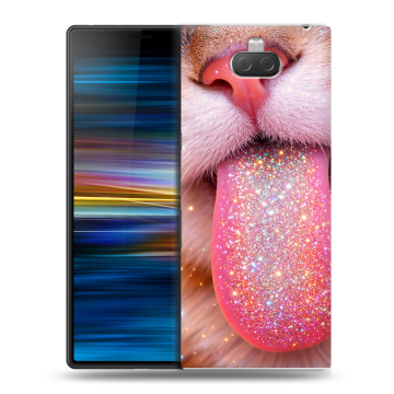 Пластиковый чехол на Sony Xperia 10 Plus с принтом для девочек