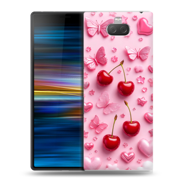 Пластиковый чехол на Sony Xperia 10 Plus с принтом для девочек Пластиковый чехол на Sony Xperia 10 Plus с принтом для девочек