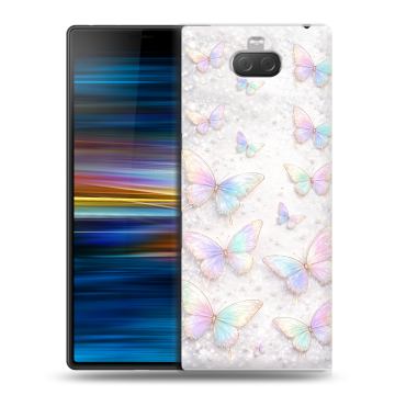 Пластиковый чехол на Sony Xperia 10 Plus с принтом женский