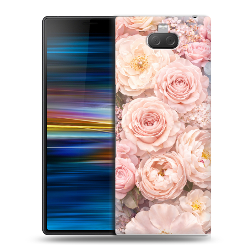 Пластиковый чехол на Sony Xperia 10 Plus с принтом женский Пластиковый чехол на Sony Xperia 10 Plus с принтом женский