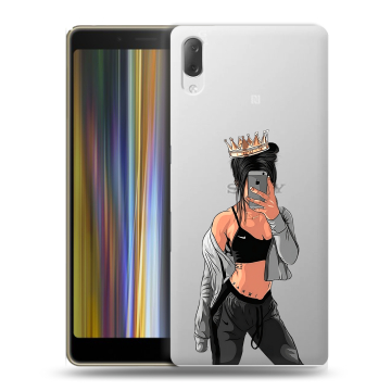 Пластиковый чехол на Sony Xperia L3 с принтом Женские принты