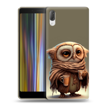 Пластиковый чехол на Sony Xperia L3 с принтом Сова