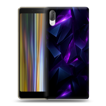 Пластиковый чехол на Sony Xperia L3 с принтом Абстракиция