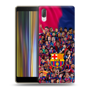 Пластиковый чехол на Sony Xperia L3 с принтом Барселона Barcelona