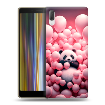 Пластиковый чехол на Sony Xperia L3 с принтом Панда