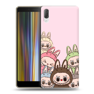 Пластиковый чехол на Sony Xperia L3 с принтом Лабубу Пластиковый чехол на Sony Xperia L3 с принтом Лабубу