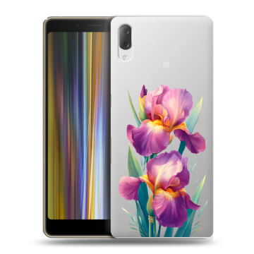 Пластиковый чехол на Sony Xperia L3 с принтом Цветы орхидеи Пластиковый чехол на Sony Xperia L3 с принтом Цветы орхидеи