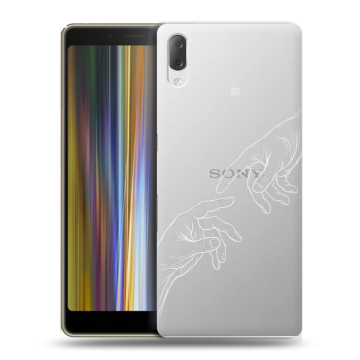 Пластиковый чехол на Sony Xperia L3 с принтом Сотворение мира Пластиковый чехол на Sony Xperia L3 с принтом Сотворение мира