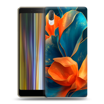 Пластиковый чехол на Sony Xperia L3 с принтом Цветы Пластиковый чехол на Sony Xperia L3 с принтом Цветы