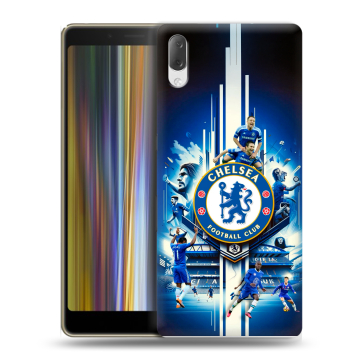 Пластиковый чехол на Sony Xperia L3 с принтом Chelsea Челси
