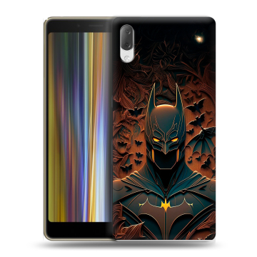 Пластиковый чехол на Sony Xperia L3 с принтом Batman Бэтмен