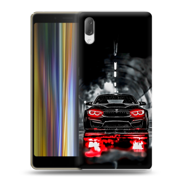 Пластиковый чехол на Sony Xperia L3 с принтом BMW БМВ Пластиковый чехол на Sony Xperia L3 с принтом BMW БМВ