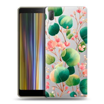 Пластиковый чехол на Sony Xperia L3 с принтом женский