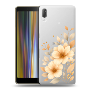 Пластиковый чехол на Sony Xperia L3 с принтом для девушки