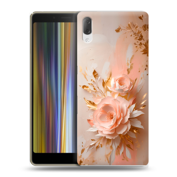 Пластиковый чехол на Sony Xperia L3 с принтом женский