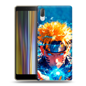 Пластиковый чехол на Sony Xperia L3 с принтом Аниме Наруто Naruto