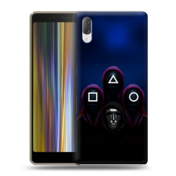 Пластиковый чехол на Sony Xperia L3 с принтом Игра Кальмара