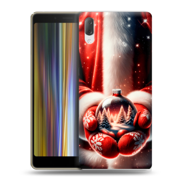 Пластиковый чехол на Sony Xperia L3 с принтом Новый год
