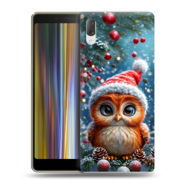 Пластиковый чехол на Sony Xperia L3 с принтом Новый год