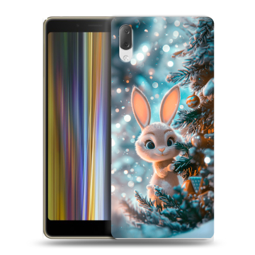 Пластиковый чехол на Sony Xperia L3 с принтом Новый год