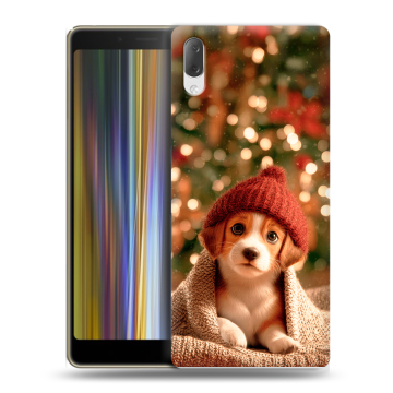 Пластиковый чехол на Sony Xperia L3 с принтом Новый год