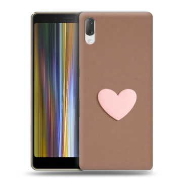 Пластиковый чехол на Sony Xperia L3 с принтом женский
