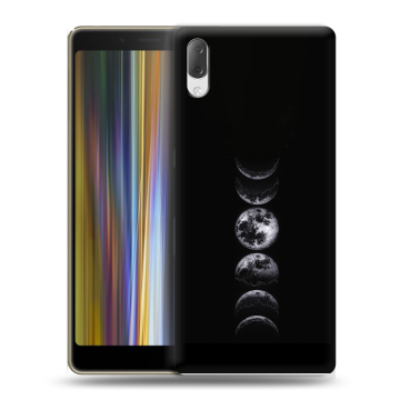 Пластиковый чехол на Sony Xperia L3 с принтом женский
