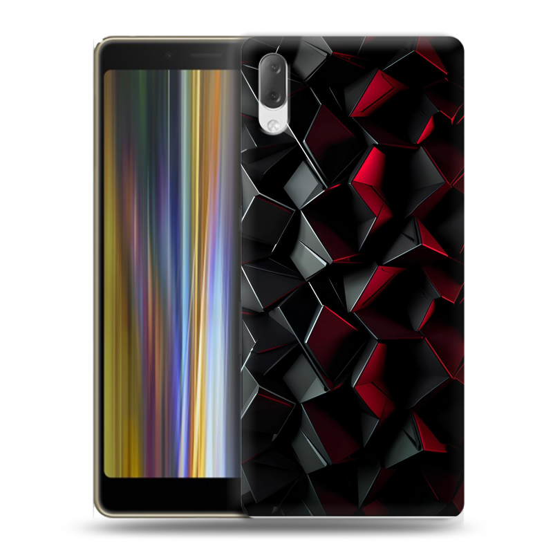 Пластиковый чехол на Sony Xperia L3 с принтом Абстракция Пластиковый чехол на Sony Xperia L3 с принтом Абстракция