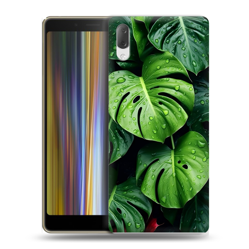 Пластиковый чехол на Sony Xperia L3 с принтом Листья Пластиковый чехол на Sony Xperia L3 с принтом Листья