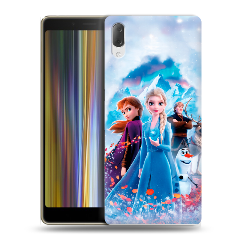 Пластиковый чехол на Sony Xperia L3 с принтом Холодное сердце Frozen Пластиковый чехол на Sony Xperia L3 с принтом Холодное сердце Frozen
