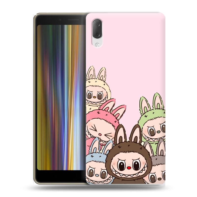 Пластиковый чехол на Sony Xperia L3 с принтом Лабубу Пластиковый чехол на Sony Xperia L3 с принтом Лабубу