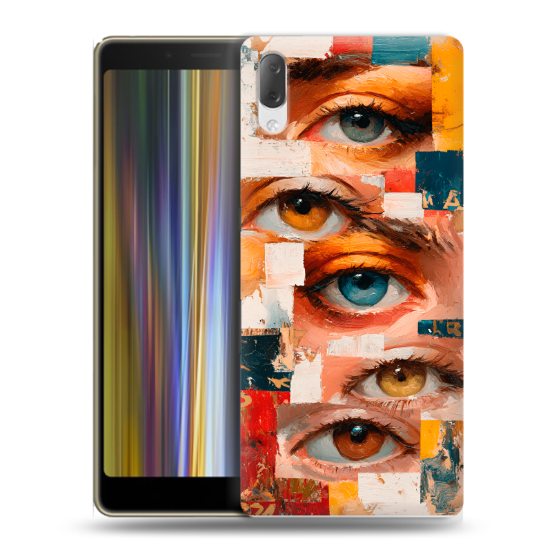 Пластиковый чехол на Sony Xperia L3 с принтом Модный принт Пластиковый чехол на Sony Xperia L3 с принтом Модный принт