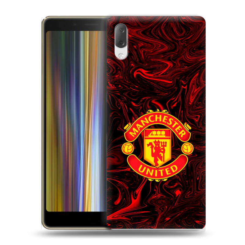 Пластиковый чехол на Sony Xperia L3 с принтом Manchester United Пластиковый чехол на Sony Xperia L3 с принтом Manchester United