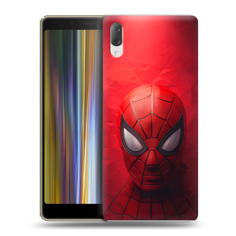 Пластиковый чехол на Sony Xperia L3 с принтом Spiderman Человек паук Пластиковый чехол на Sony Xperia L3 с принтом Spiderman Человек паук