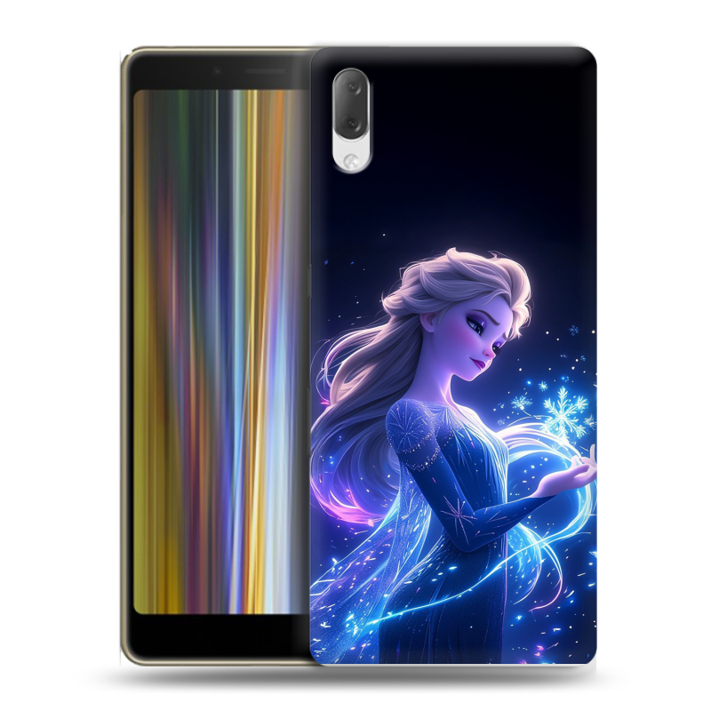 Пластиковый чехол на Sony Xperia L3 с принтом Холодное сердце Frozen Пластиковый чехол на Sony Xperia L3 с принтом Холодное сердце Frozen