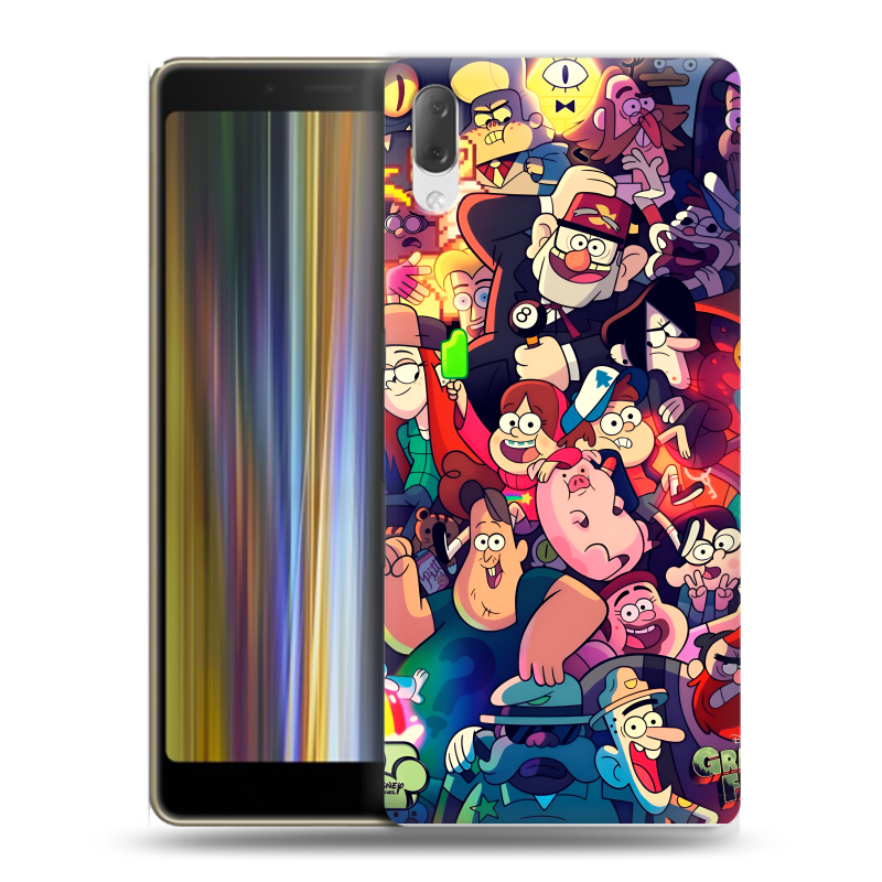 Пластиковый чехол на Sony Xperia L3 с принтом Gravity Falls Гравити Фолз Пластиковый чехол на Sony Xperia L3 с принтом Gravity Falls Гравити Фолз