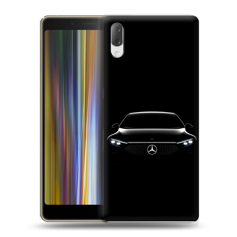 Пластиковый чехол на Sony Xperia L3 с принтом Mercedes Мерседес Пластиковый чехол на Sony Xperia L3 с принтом Mercedes Мерседес