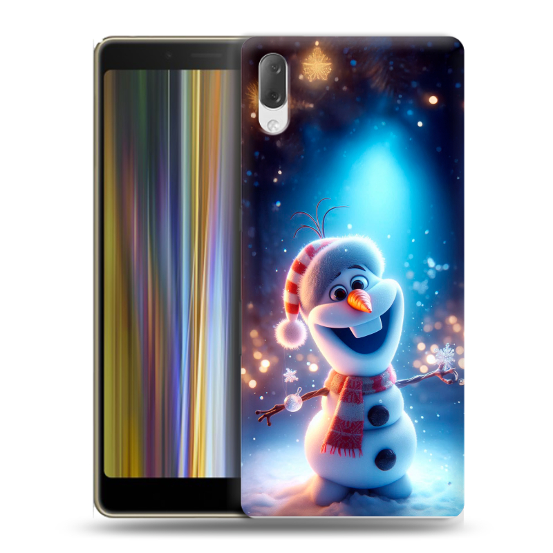 Пластиковый чехол на Sony Xperia L3 с принтом Новый год Пластиковый чехол на Sony Xperia L3 с принтом Новый год
